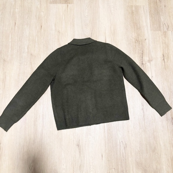 Loft Olive Green Button-Up Cardigan - Picture 5 of 10